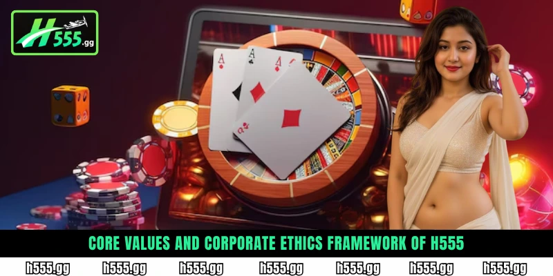 Core values and corporate ethics framework of h555